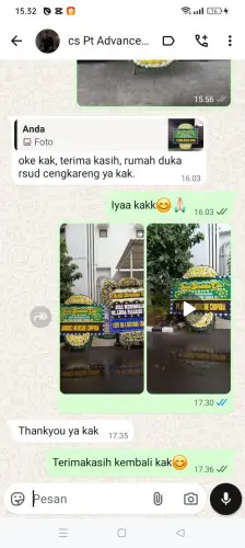 Testimonial Papan Bunga Pernikahan bulagor